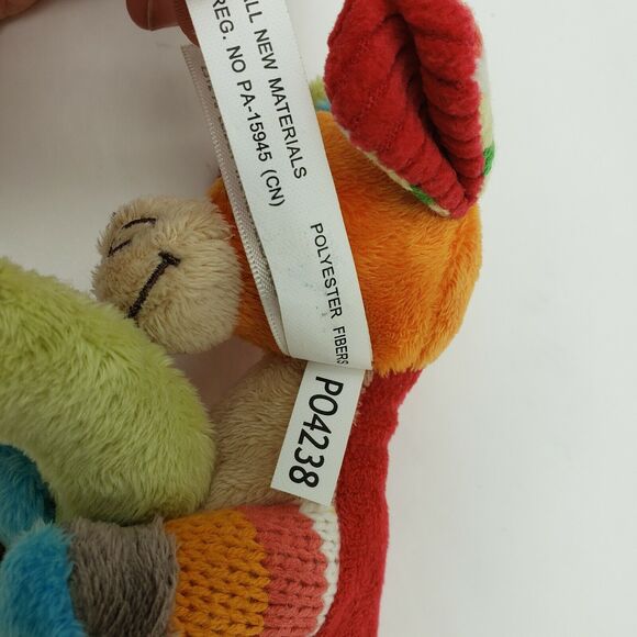 Happy Horse Netherlands Giraffe Plush Knit Soft Baby Toy Stuffed Animal Small 5" - Picture 8 of 11